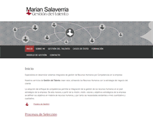 Tablet Screenshot of mariansalaverria.com